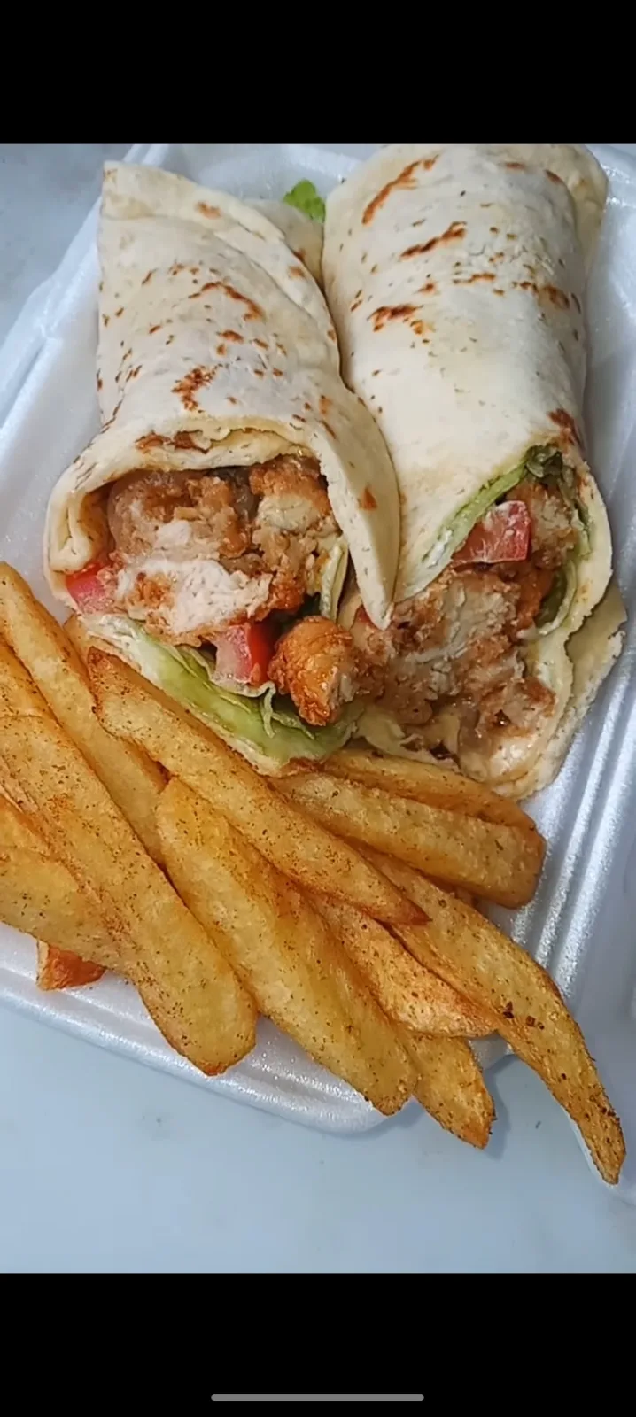 Chicken Wrap + Chips
