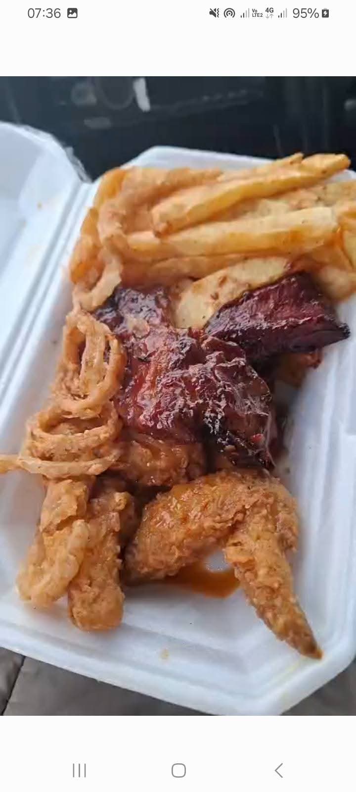 Wings + Ribs + Onion Rings + Chips