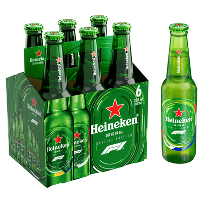 Heineken ( 275ml 6 pack bottles)